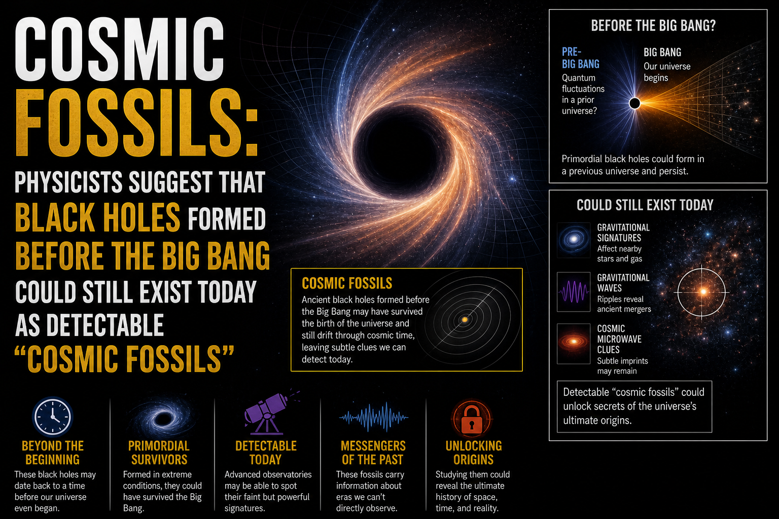 Did Black Holes Exist Before the Big Bang? The Cosmic Fossil Theory ...
